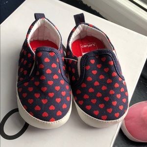 Soft bottom baby girl slip ons